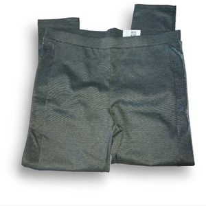 Michel Studio Gray Leggings with Stripes